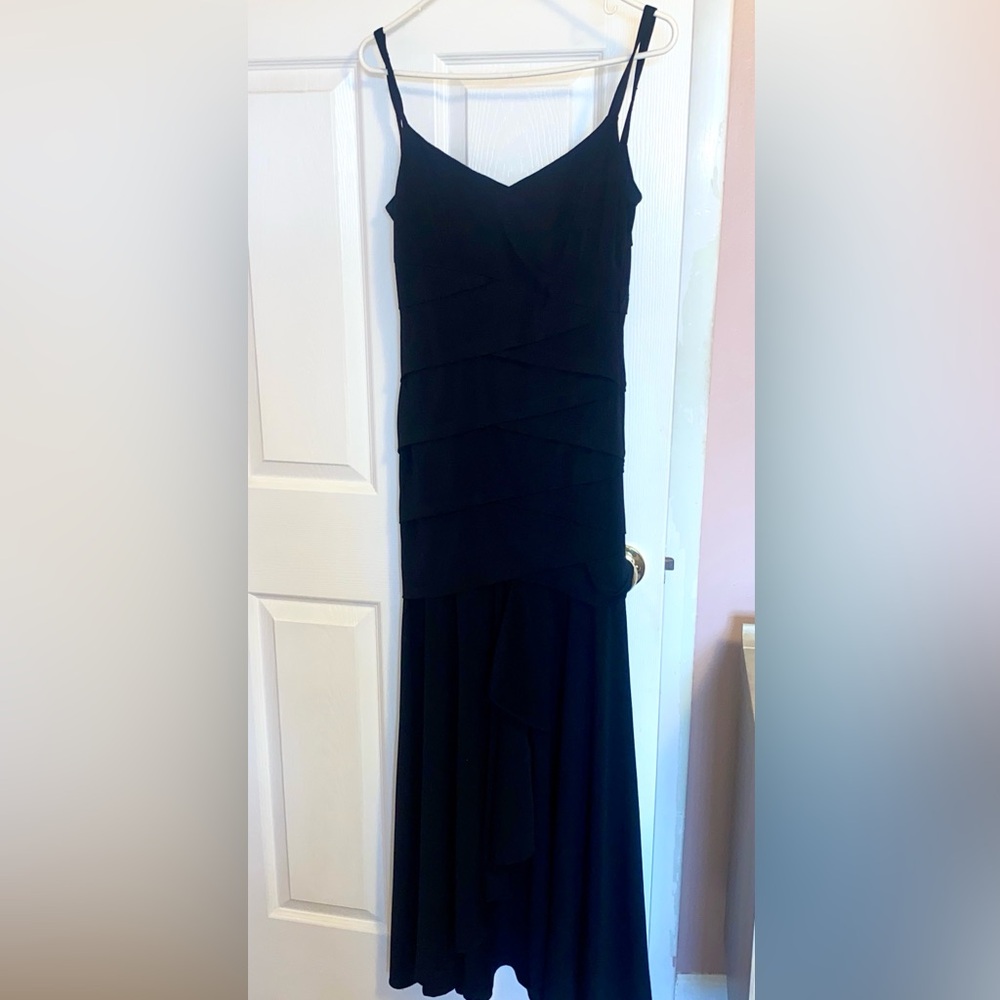 White House Black Market Black Maxi slimming Slip Dress